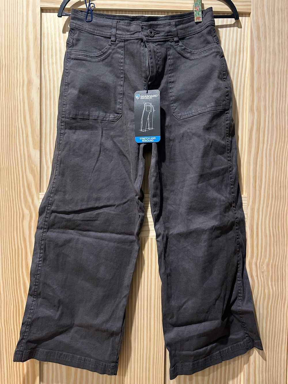 KÜHL brand Women's Wide Leg Pants in Charcoal Gray